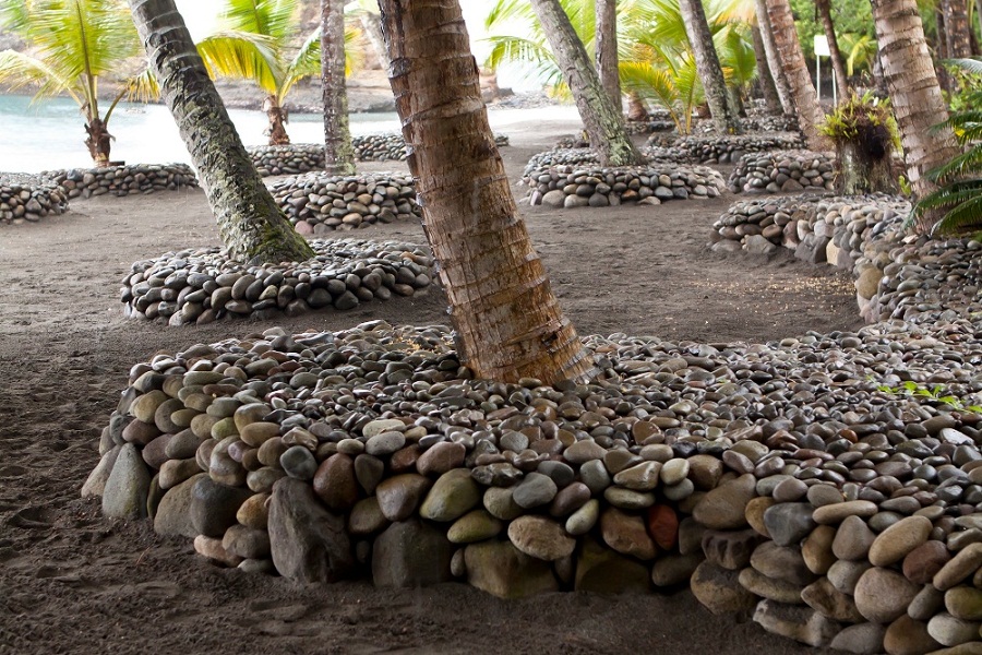 Anse Mamin Beach Stones